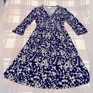 Black and greige floral maternity dress. Size small. Oh baby by motherhood